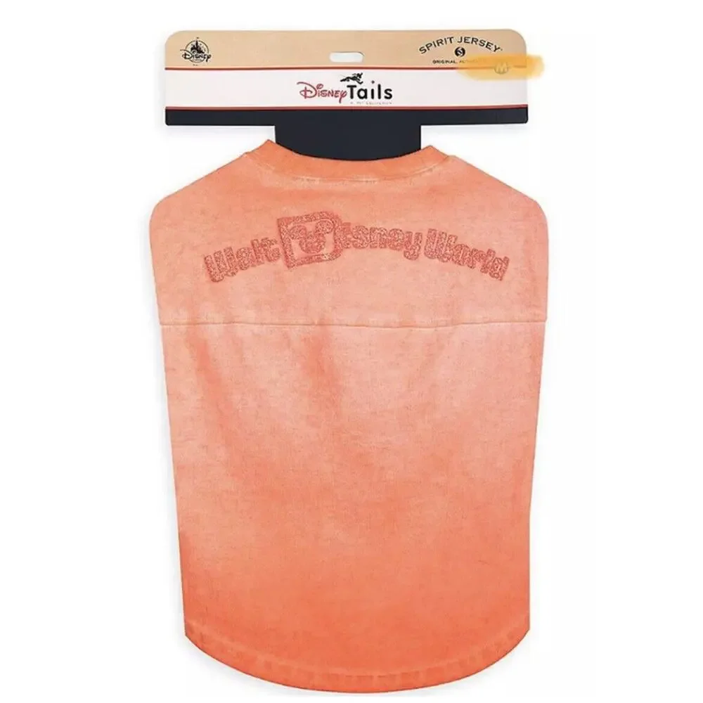 Disney Tails Walt Disney World Coral Spirit Jersey For Dogs Size Large New